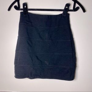 Black Bandage Skirt